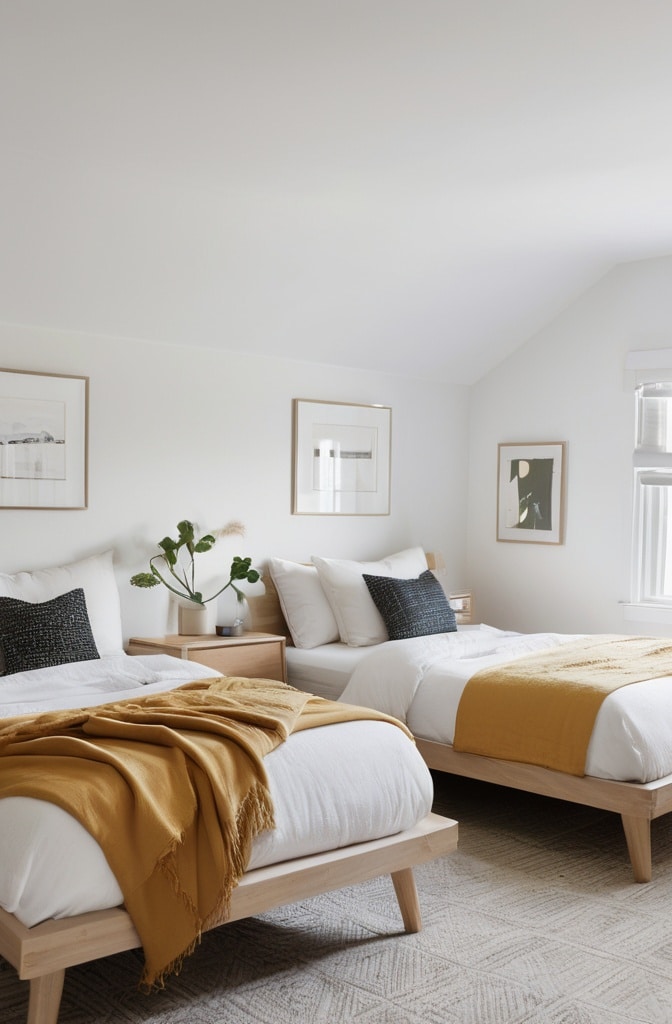 Neutral Color Palette with Bold Accents