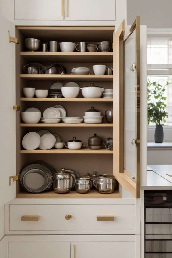 Install Sliding Pot Lid Organizers