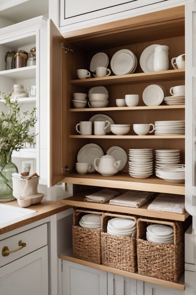 Install Under-Shelf Baskets