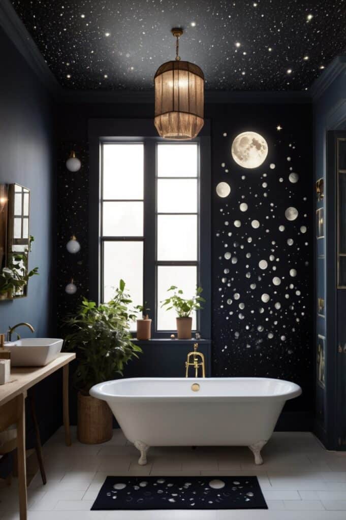 Lunar Calendar Shower Curtain
