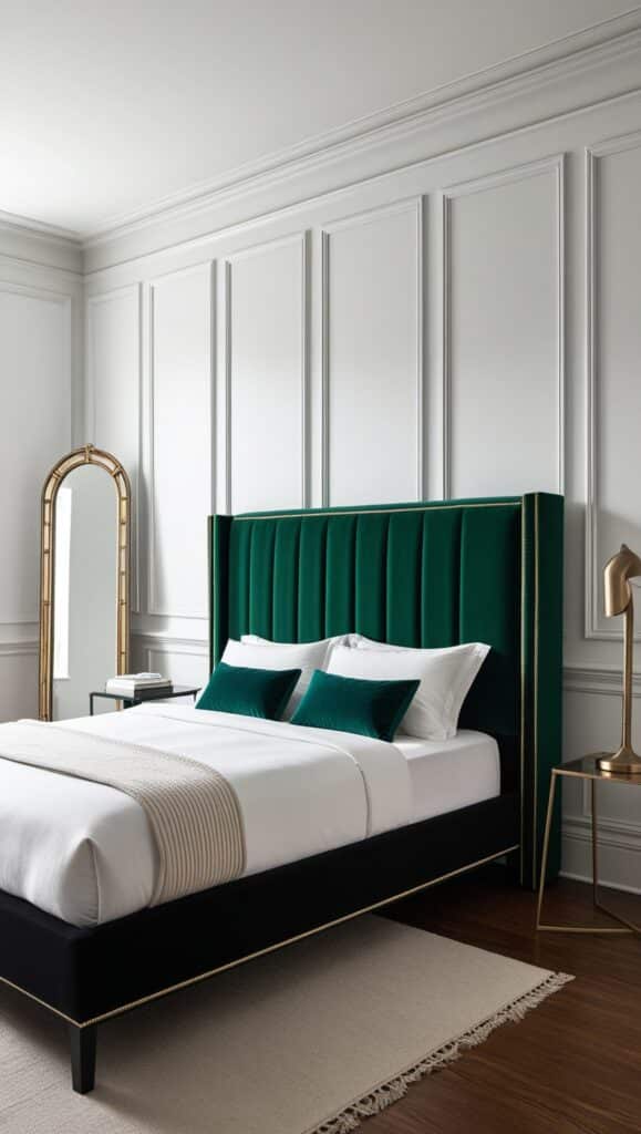 Dramatic Headboards as Focal Points