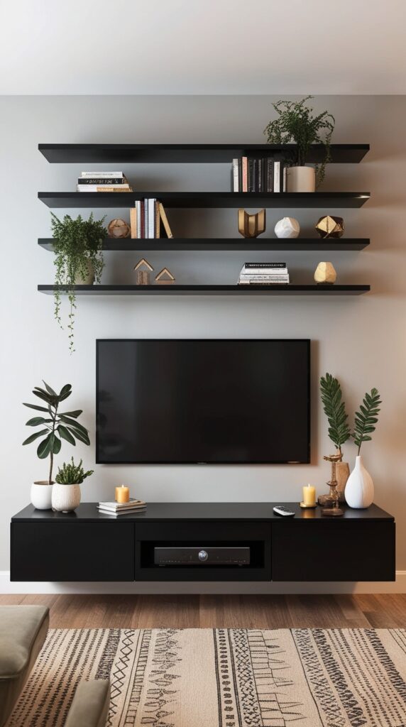 Floating Shelves for Function and Style