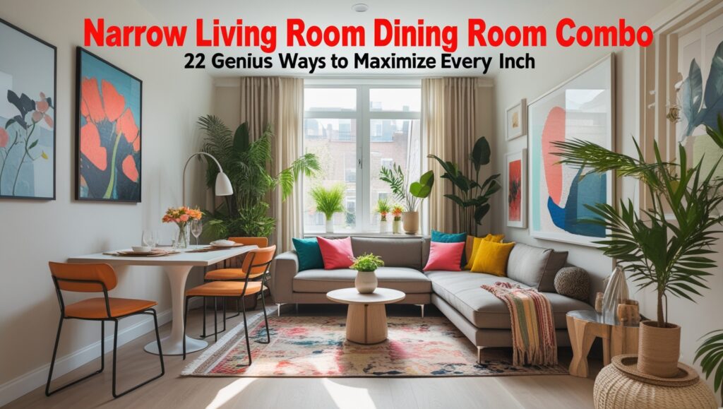 Narrow Living Room Dining Room Combo: 22 Genius Ways to Maximize Every Inch